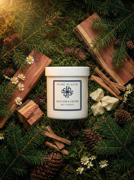 Balsam and Cedar Soy Candle