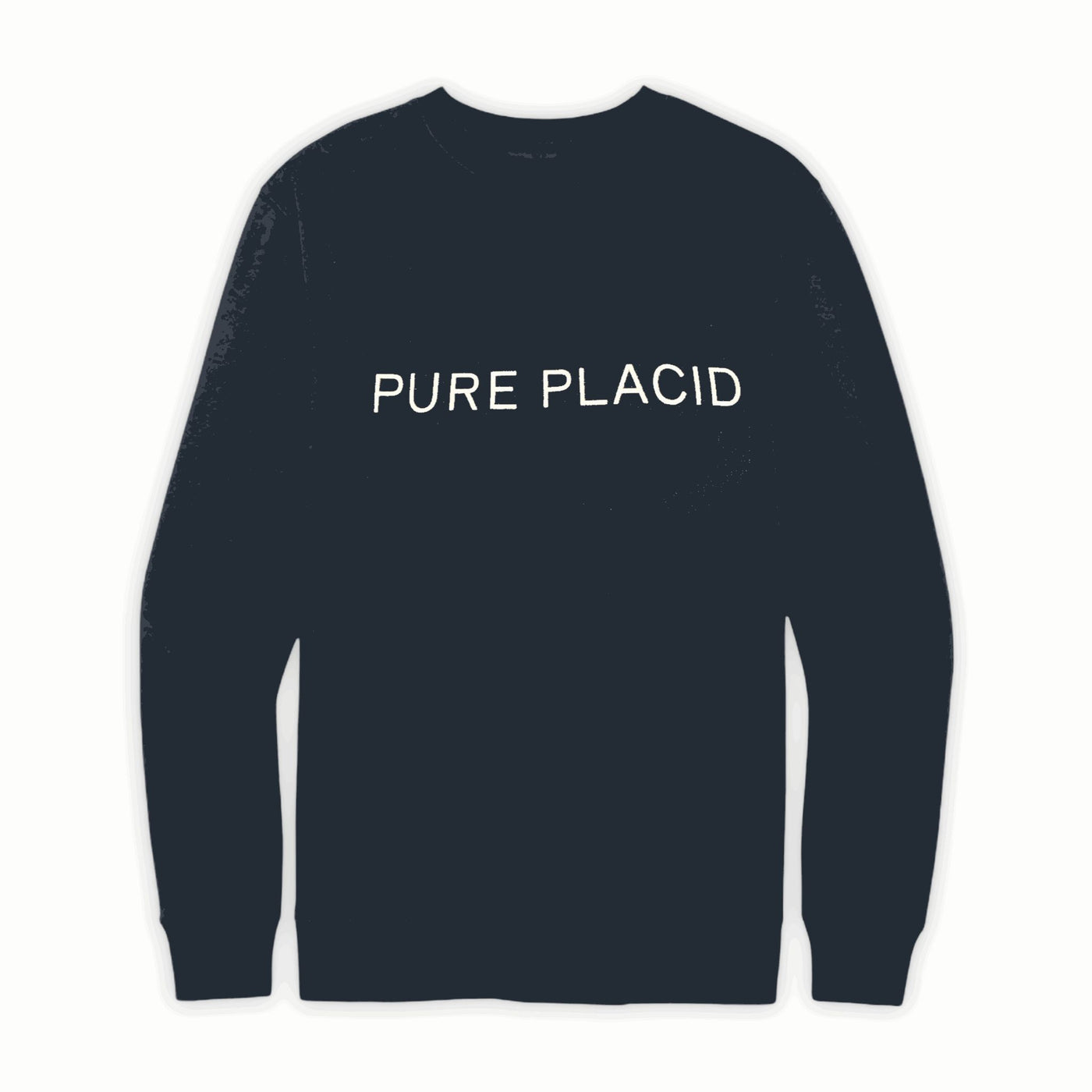 Crew Neck Pullover - Navy-Sweat shirt-Pure Placid