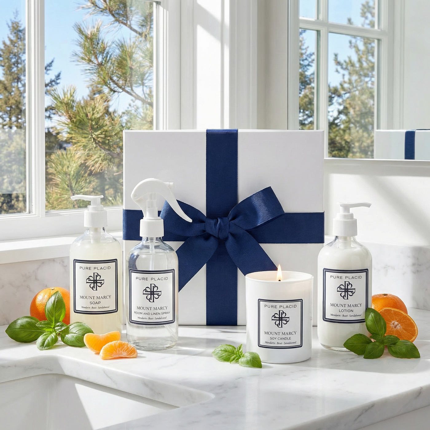 Reset Ritual Gift Set — Mount Marcy | Candle + Spray + Soap + Lotion ...